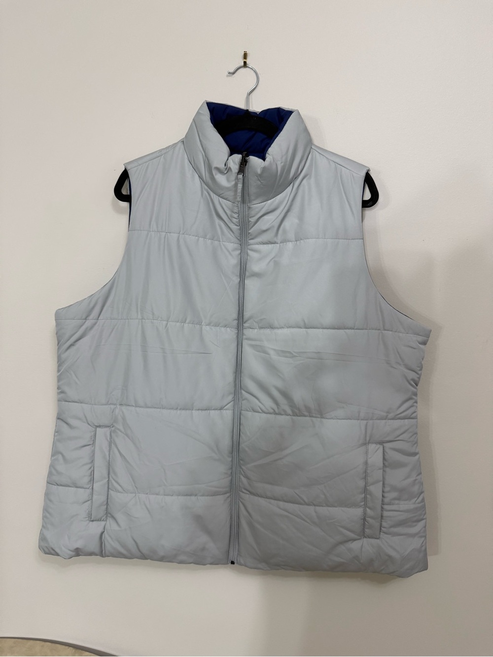 Merona Double Sided Puffer Vest Size 2XL Sleeveless Coat Zip Up Versatile EUC
